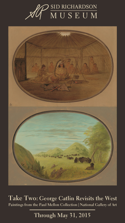 George Catlin exhibition poster