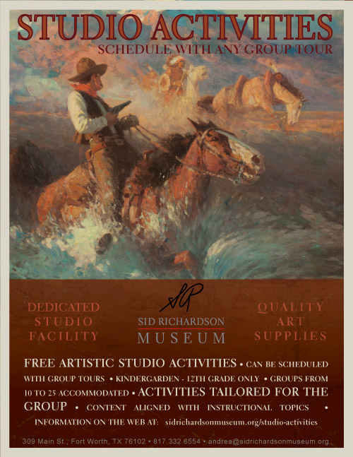 Studio Activities flyer