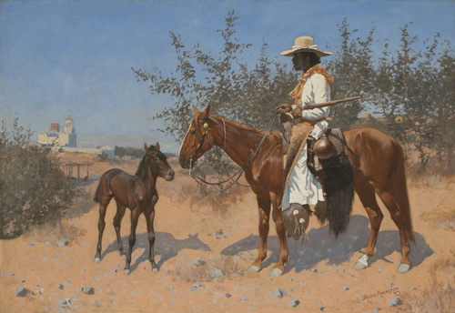 The Sentinel, painting by Frederic Remington