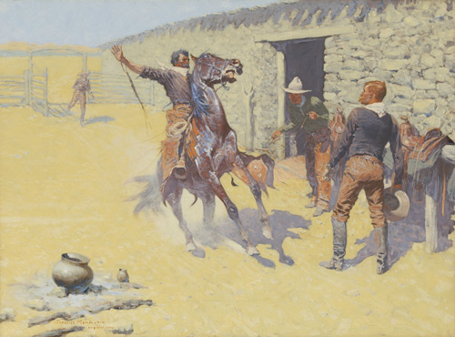 The Apaches, painting by 