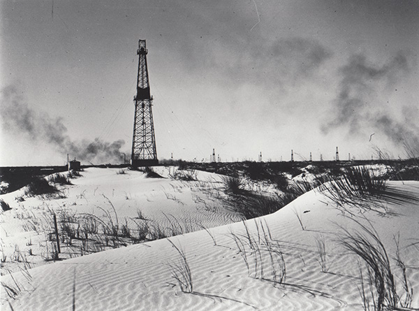 Keystone Field, Derricks and Sand Dunes