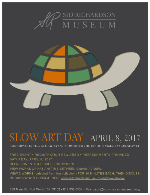 Slow Art Day event Flyer