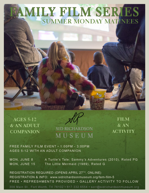 Family Film Series: Summer Monday Matinees event Flyer