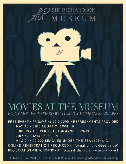 Movies at the Museum event Flyer