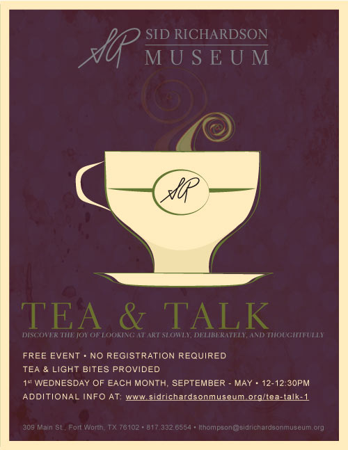 Tea & Talk event Flyer